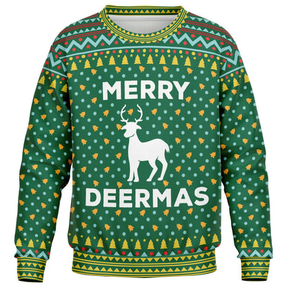 "Merry Deermas" Ugly Christmas Sweater