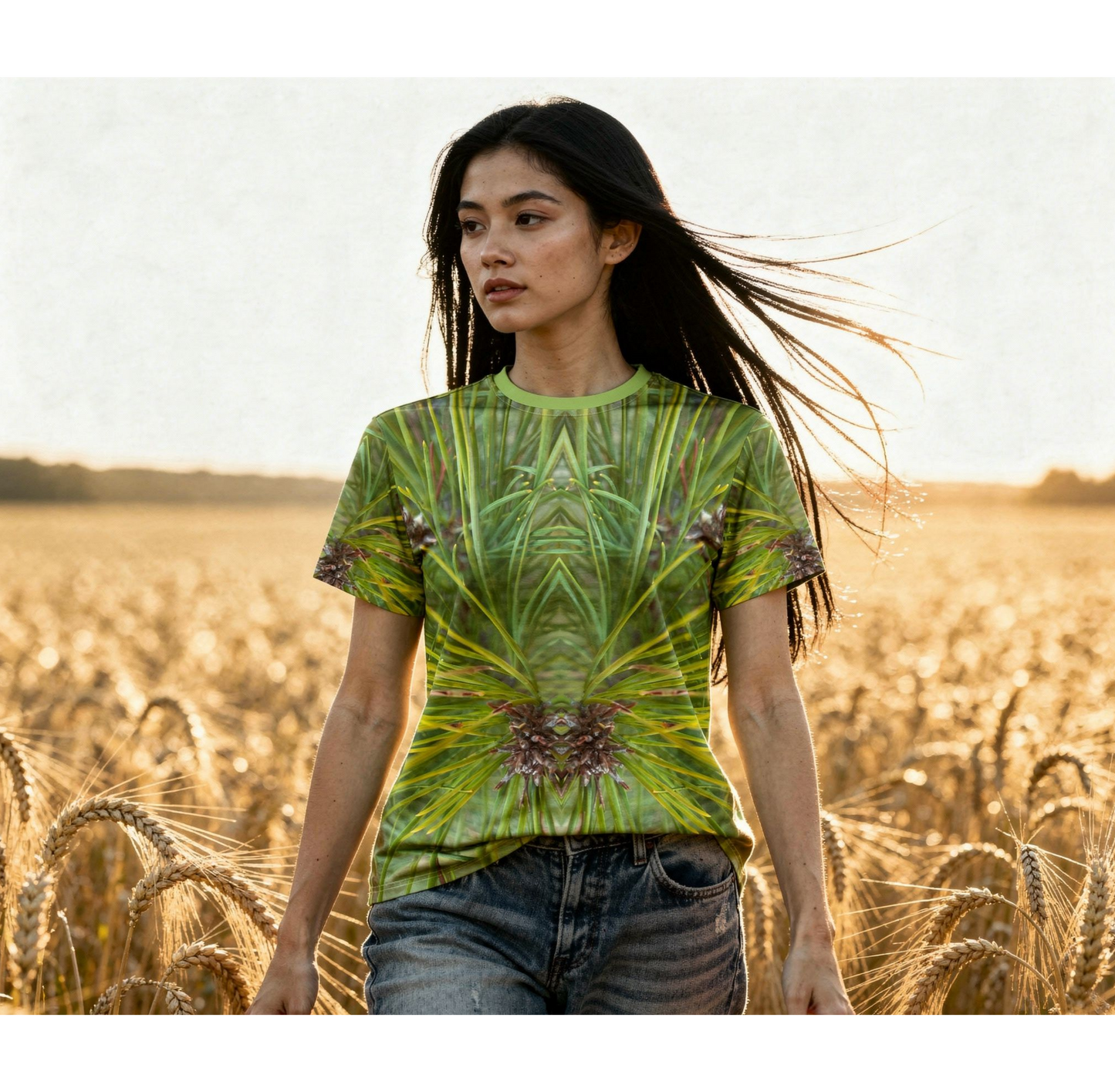 The Great Outdoor Naturals Line - Needle Pines - Cotton Crew Neck Tee
