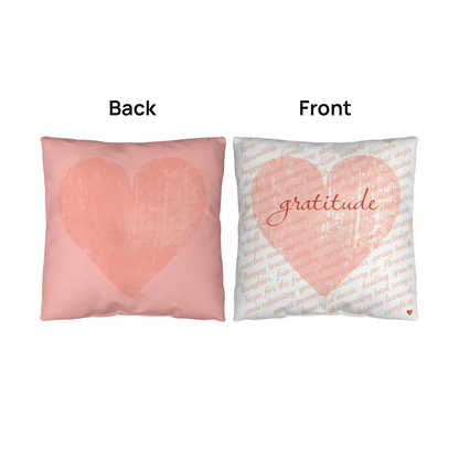 Gratitude Pillow (White Bkgd)