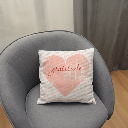 Gratitude Pillow (White Bkgd)