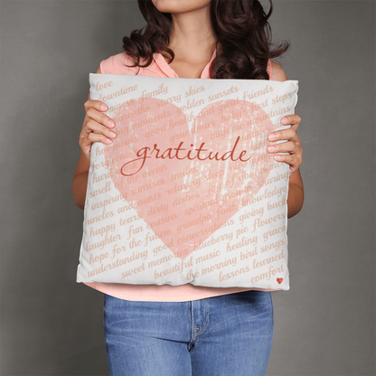 Gratitude Pillow (White Bkgd)