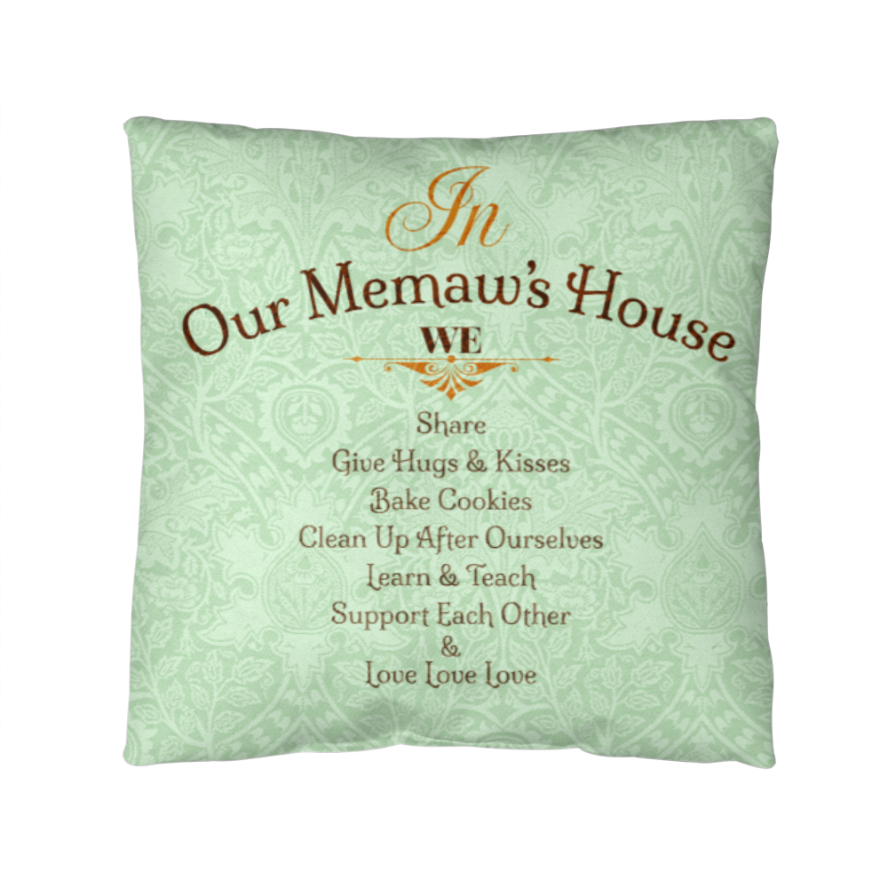 'Memaw's House' Pillow
