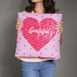 Gratitude Pillow (Hearts)