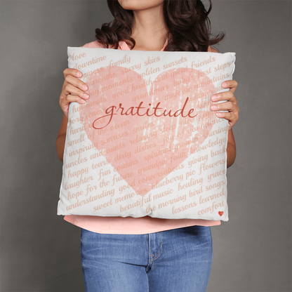 Gratitude Pillow (White Bkgd)